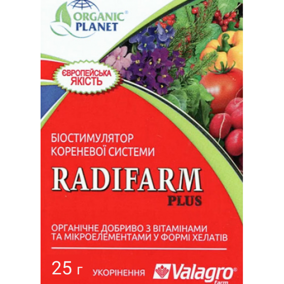 Біостимулятор росту кореневої системи, укорінювач Radifarm (Радіфарм) , 25 г, Valagro