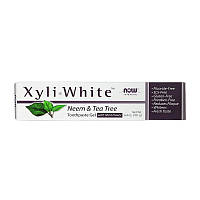 Зубна паста Now Foods Xyli White Toothpaste Gel Neem & Tea 181 g