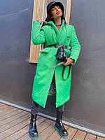 Теплая женская зеленая куртка Прада