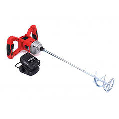 Акумуляторний будівельний міксер Li-ion 20 В/4 Ач (⌀ 100 мм) Kraft & Dele KD3036