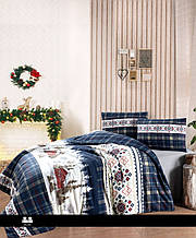 Постільна білизна First Choice Flanel - Nature Navy Blue