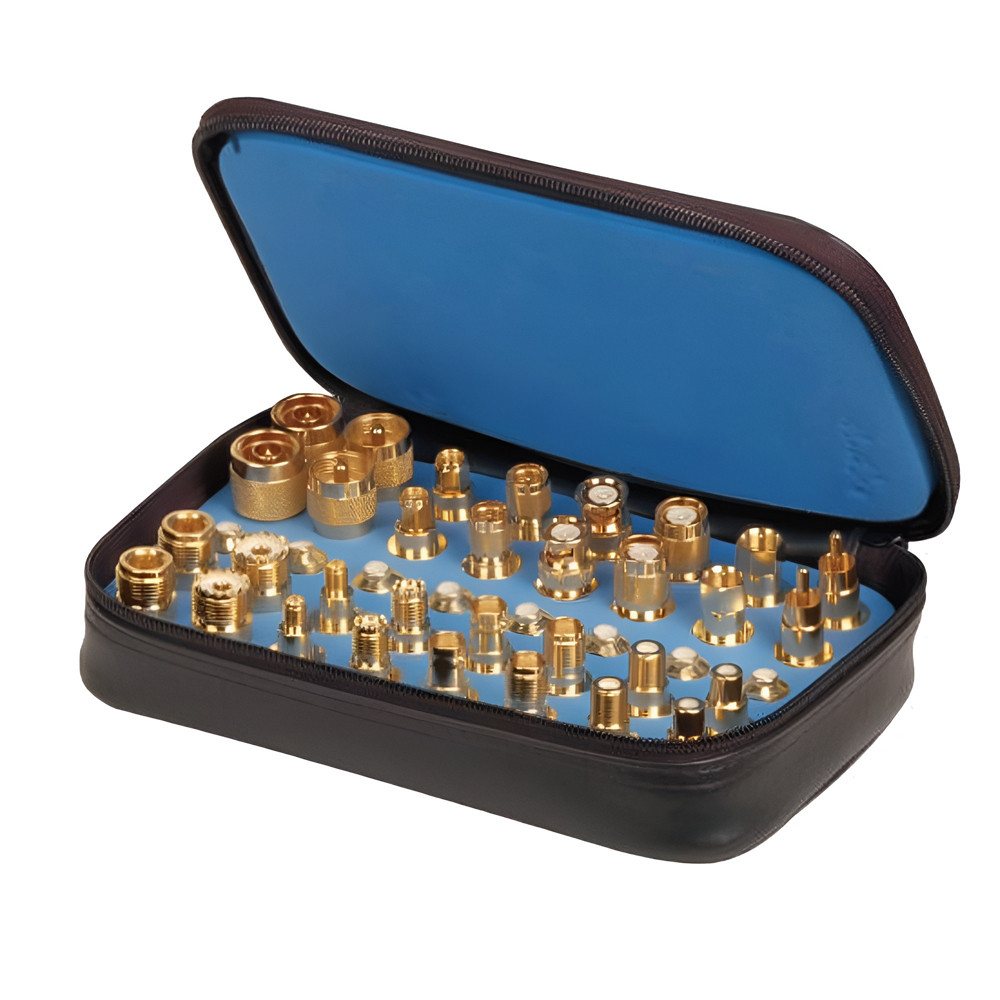 Набір високочастотних позолочених перехідників NBNC-RF (40 шт.), фото 1