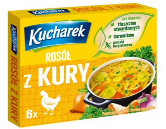 Кубики для куриного бульйона Kucharek 6 шт 60 г  5901135011013