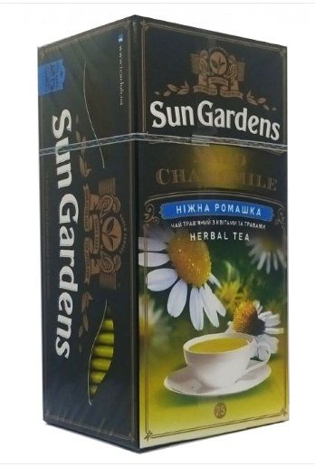 Чай Sun Gardens Ніжна Ромашка 25 пакетів 4820082706227