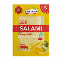 Сыр нарезка salami Mlekopol 400 g.