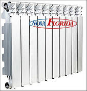 Алюмінієвий радіатор опалення 500/100 NovaFlorida  Libeccio  C2 (4 секції)