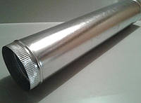Труба дымоходная оцинкованная 0,5м, ø450м, толщина 0,5мм, для вытяжных систем, для газовых котлов
