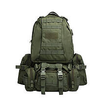 Рейдовий модульний рюкзак Ultimatum RT-213 Олива 55 літрів,Штурмовий похідний тактичний рюкзак, фото 2