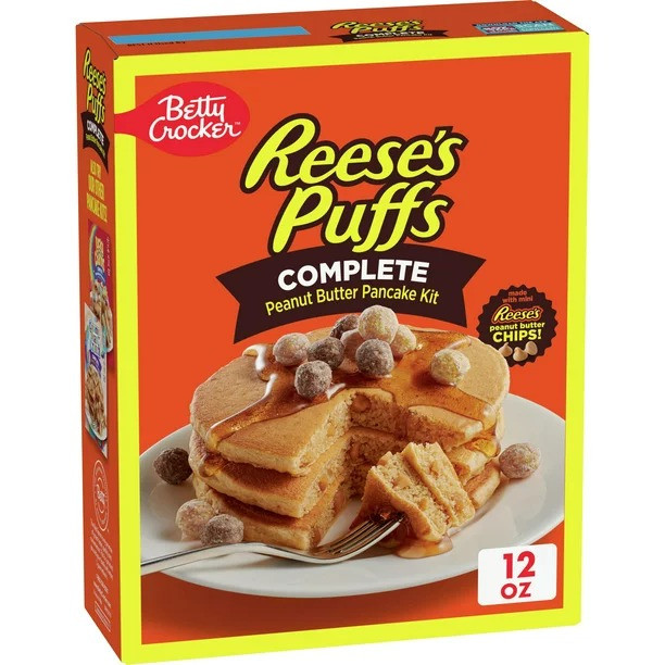 Суміш для панкейків Betty Crocker REESE'S PUFFS Peanut Butter Pancake 340g