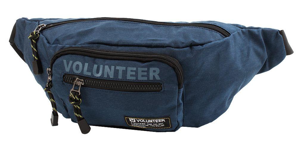 Чоловіча сумка на пояс Volunteer, синій