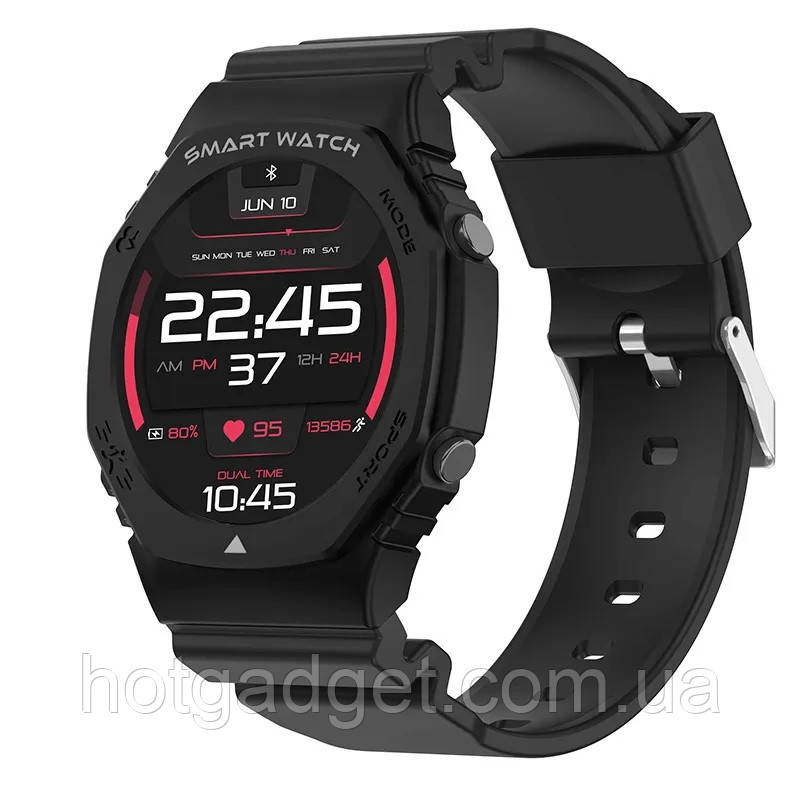 Смарт-годинник Lemfo ZL88 Black (тонометр, пульсоксиметр, дзвінки)