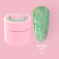 Блесточки для ногтей Luna Nixie Gel №3 5ml