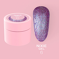 Блесточки для ногтей Luna Nixie Gel №6 5ml