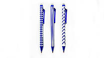 Ручка "Геометрія" зникає від високої температури або обробки парою (Синя)