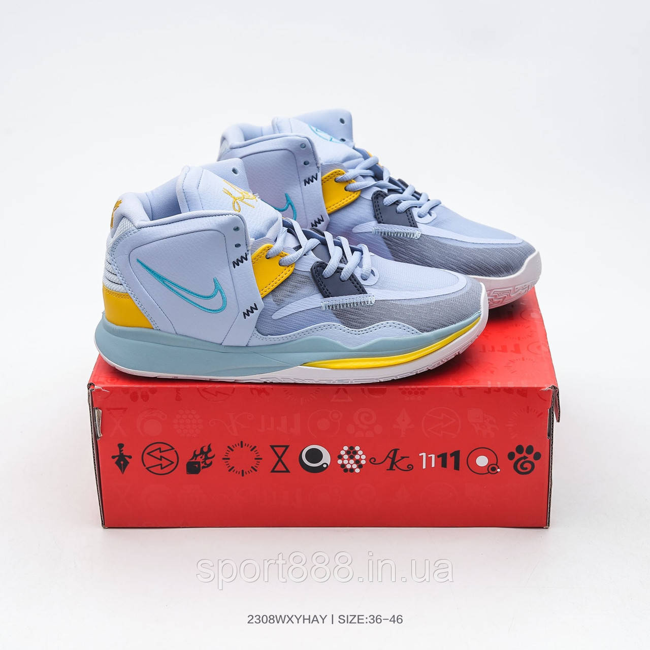 Eur40-46 Баскетбольні Nike Kyrie 8 Infinity “Future Past” чоловічі кросівки, фото 1