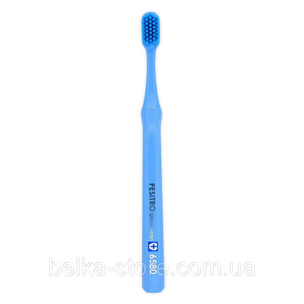 Зубна щітка Pesitro UltraClean Ultra soft 6580 (блакитна), фото 1