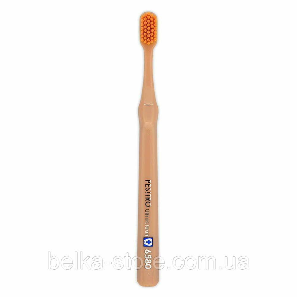 Зубна щітка Pesitro UltraClean Ultra soft 6580 (персикова), фото 1