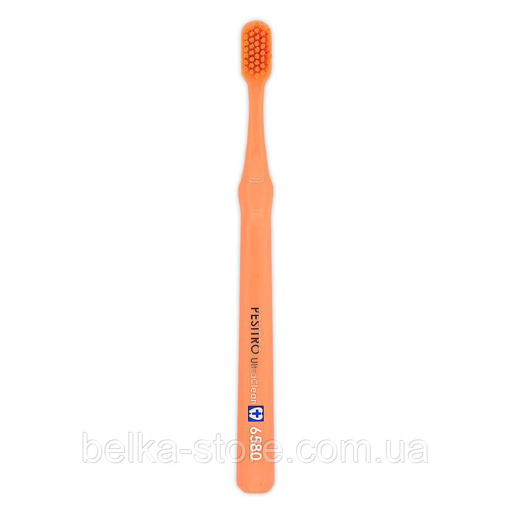 Зубна щітка Pesitro UltraClean Ultra soft 6580 (помаранчева), фото 1