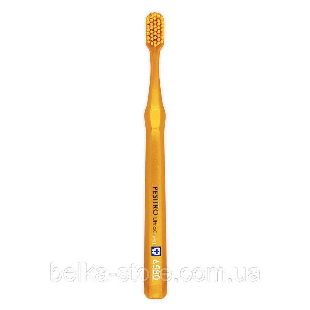 Зубна щітка Pesitro UltraClean Ultra soft 6580 (золота), фото 1
