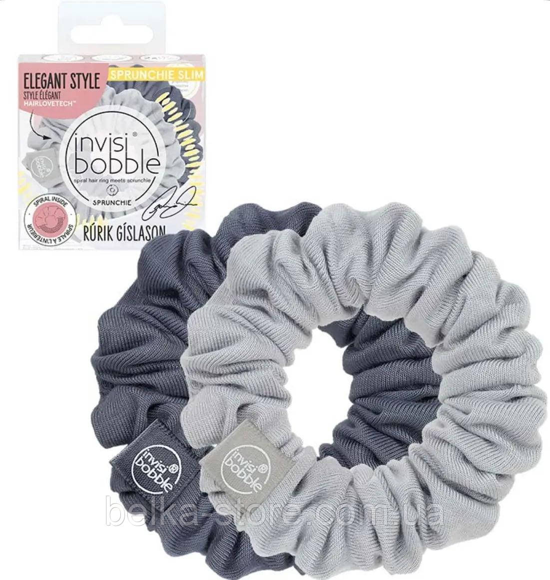Резинка-браслет для волосся invisibobble SPRUNCHIE SLIM Rurik Gislason Feeling Greyt, фото 1