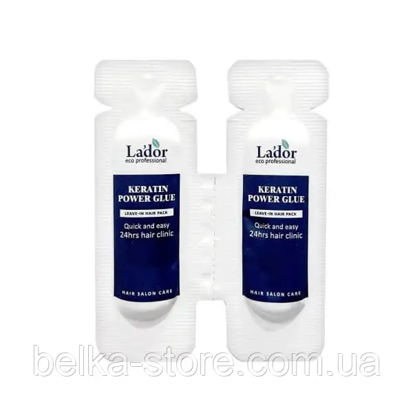 Сироватка-клей для кінчиків волосся Lador Keratin Power Glue, пробник (1г+1г), фото 1