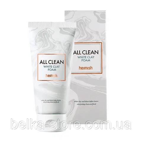 Очищаюча пінка з білою глиною Heimish All Clean White Clay Foam, 150 мл, фото 1