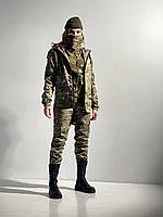 Тактический военный костюм женский / Зимний армейский костюм мультикам Terra Hot/ Бафф, перчатки в поддарок