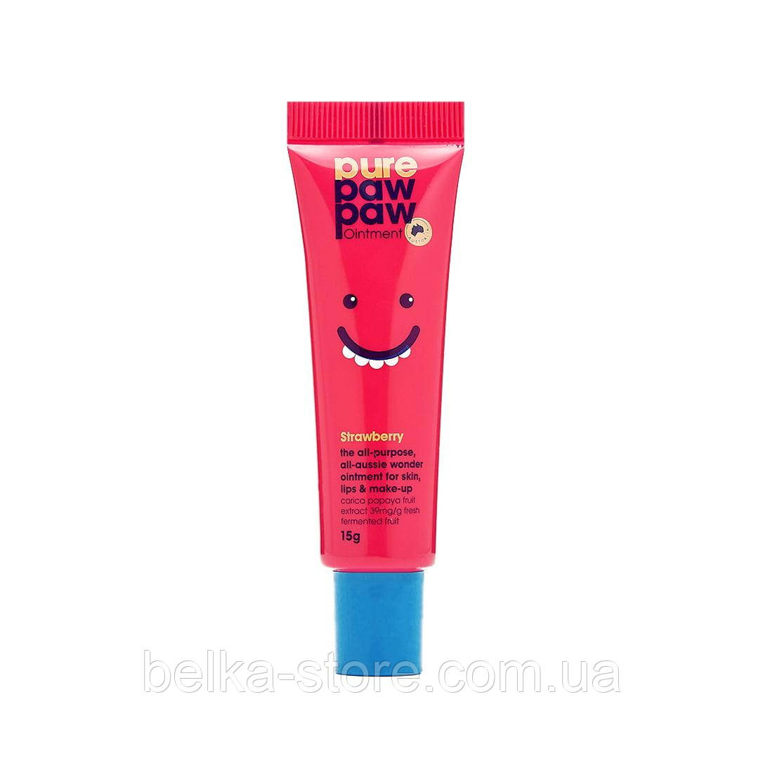 Відновлюючий бальзам для губ Pure Paw Paw Ointment – Strawberry (полуниця), фото 1