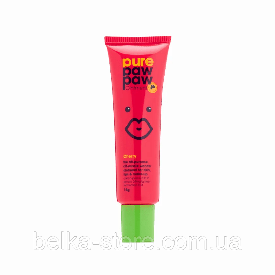 Відновлюючий бальзам для губ Pure Paw Paw Ointment – Cherry (вишня), фото 1