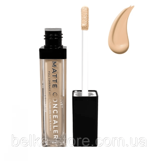 Консилер матуючий Bogenia Matte Velvet Concealer - 03, фото 1