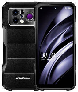 Doogee V20 Pro 6.43" 12 GB RAM 256 GB ROM 6000 мАг 64MP Тепловізор 4G 5G IP68 IP69K NFC Android12 Black