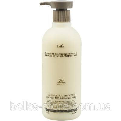 Зволожуючий шампунь для волосся Lador Moisture Balancing Shampoo - 530 мл, фото 1