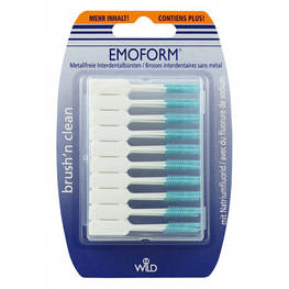 Щітки для міжзубних проміжків Dr. Wild Emoform Brush'n clean безметалові 50 шт. (7611841701099)