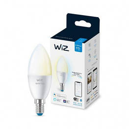 Розумна лампочка WiZ E14 (40 W 400 Lm) C37 2700-6500 K Wi-Fi (929002448702)