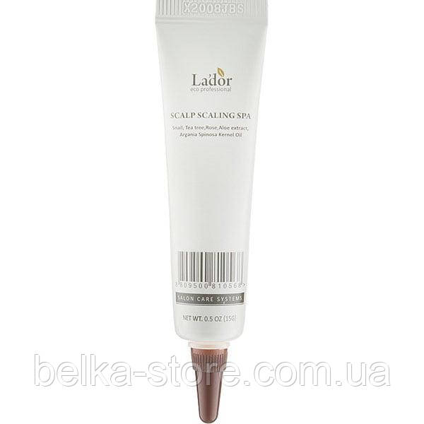 Сироватка-пілінг для шкіри голови Lador Scalp Scaling Spa Hair Ampoule, фото 1