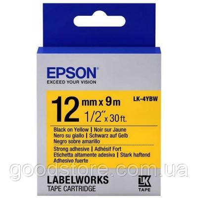 Стрічка для принтера етикеток EPSON LK4YBW9 (C53S654014)