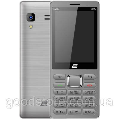 Мобільний телефон 2E E280 2022 Dual SIM Silver (688130245227)