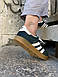 Чоловічі Кросівки Adidas Gazelle x Gucci Green White 40-41-42-43-44-45, фото 3