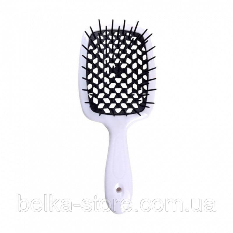 Щітка для волосся Janeke Superbrush (біла з чорним), фото 1