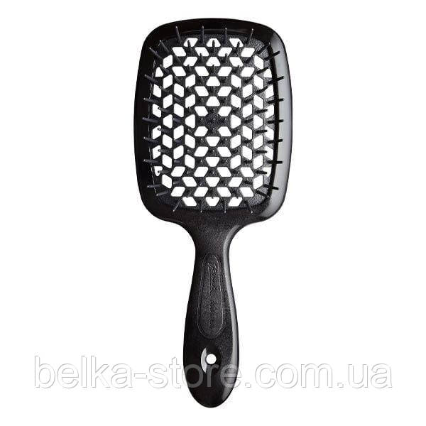 Щітка для волосся Janeke Superbrush (чорна), фото 1
