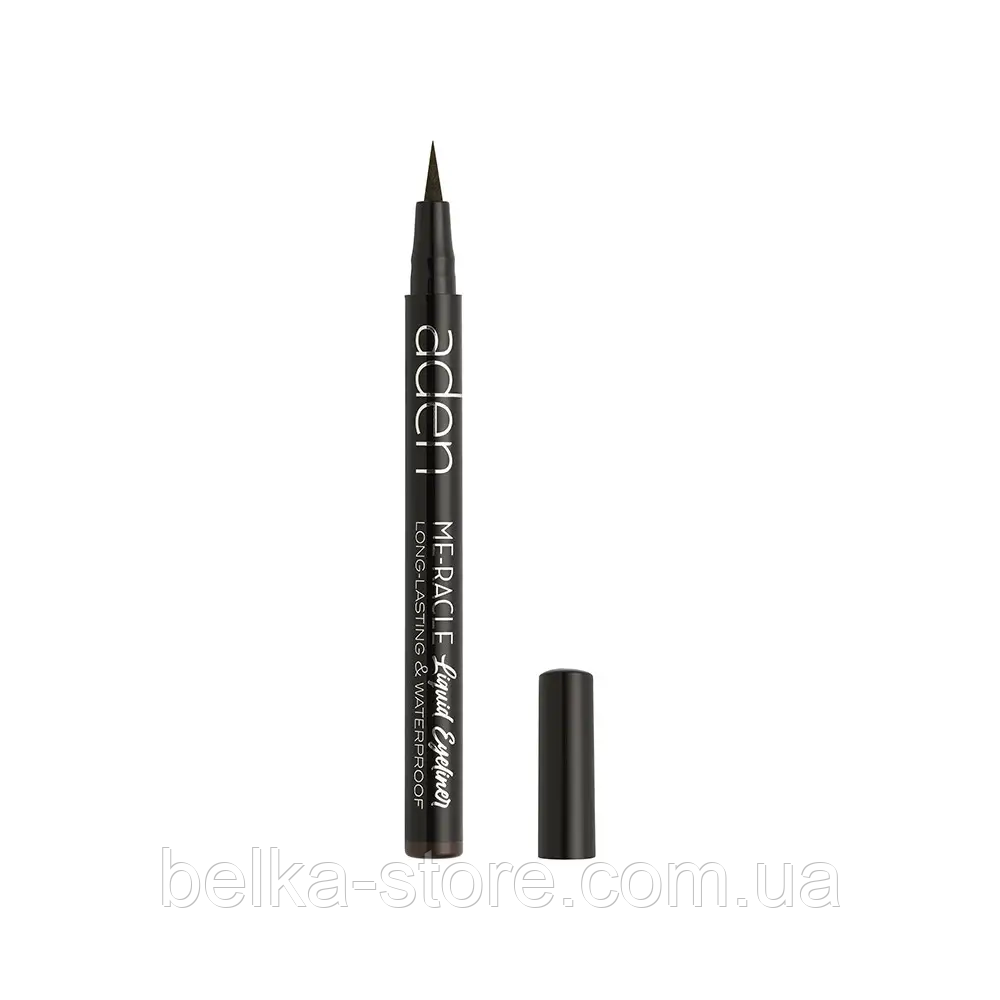 Підводка-фломастер для очей Aden Cosmetics Me-Racle Liquid Eyeliner (Brown), фото 1