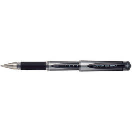 Ручка гелева UNI Impact чорний 1 мм (UM-153S.Black)