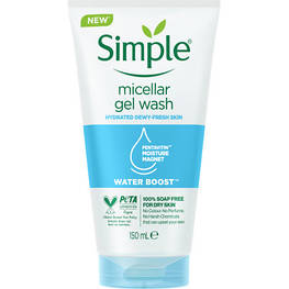 Гель для вмивання Simple Water Boost Micellar Facial Gel Wash 150 мл (8710908710773)