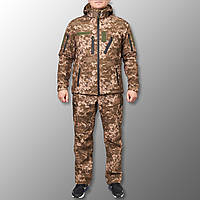 Костюм Soft Shell "Куртка + Штаны" (Укр.Пиксель ММ-14) (непромокаемый костюм, тактический, военный)