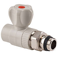 Кран радиаторный THERMO ALLIANCE PPR прямой 20х1/2" с американкой DSW428