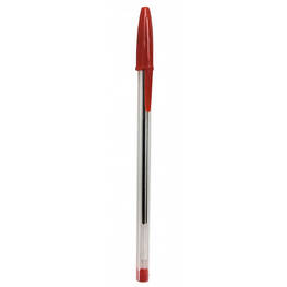 Ручка кулькова H-Tone 0,7 мм, червона, пак. 50 шт (PEN-HT-JJ20103-R)