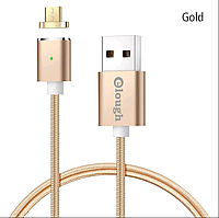 Elough E03 магнитный Micro-USB кабель золотистый