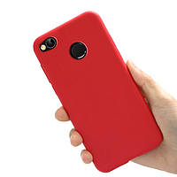 Защитный силиконовый чехол Xiaomi Redmi 4X Red