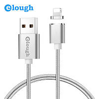 Elough E04 магнитный кабель Lightning для iPhone серебристый