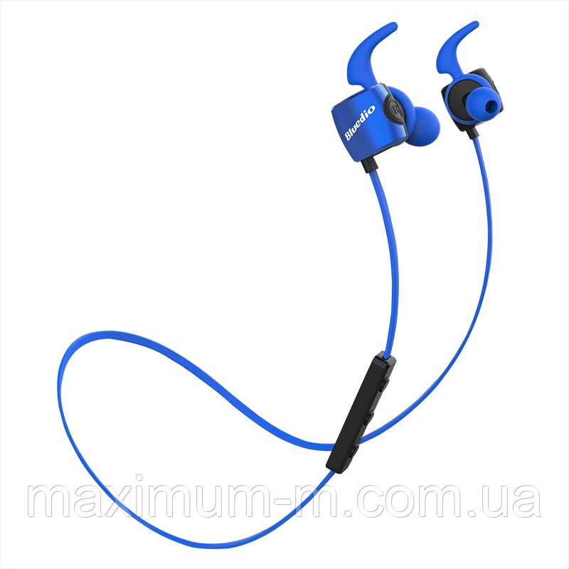 Бездротові навушники (гарнітура) Bluedio TE Blue